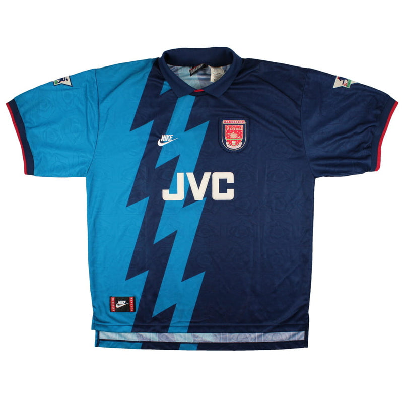 Arsenal 1995-96 Away Shirt (Bergkamp #10) (XXL) (Excellent