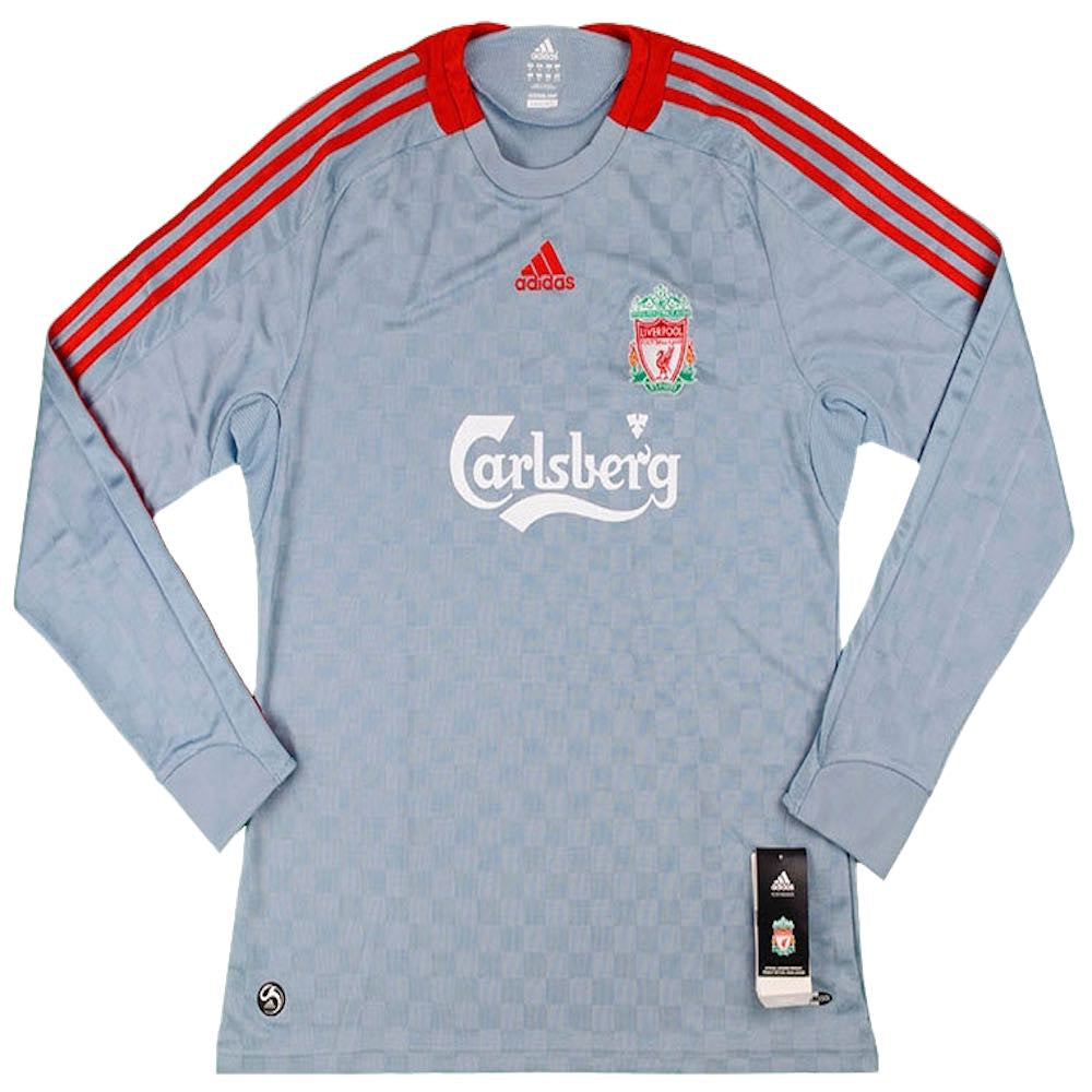 Liverpool 2008/09 Away Long Sleeved Shirt #8 Gerrard (M) (Excellent)_1
