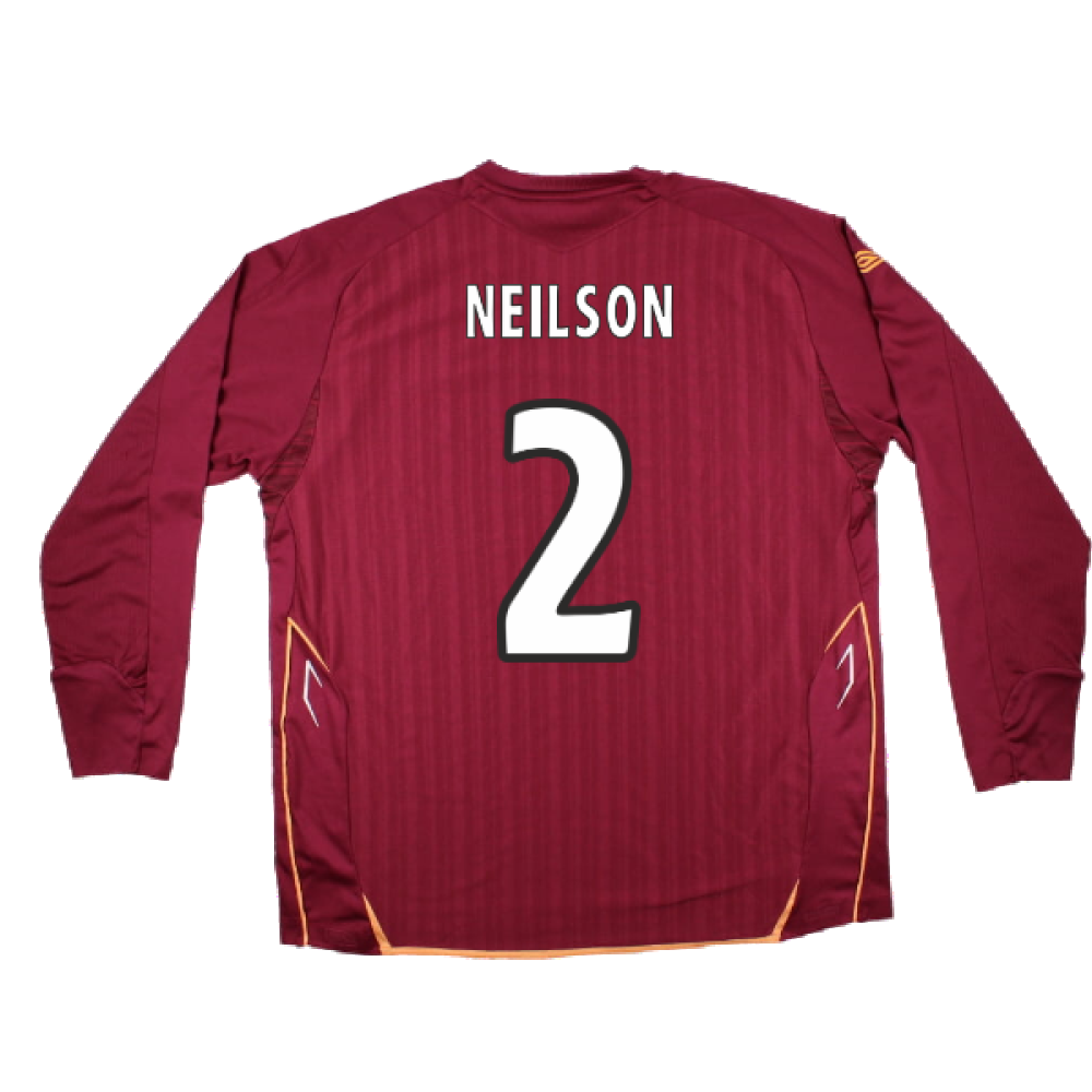 Hearts 2007-08 Long Sleeve Home Shirt (XXL) (Excellent) (Neilson 2)_1