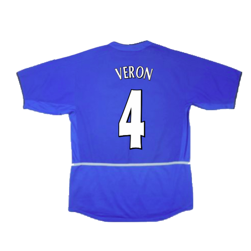 ウェア Manchester United 2002 2003 3rd Veron 2002-03 Nike Manchester United Third Shirt Veron 4 XL