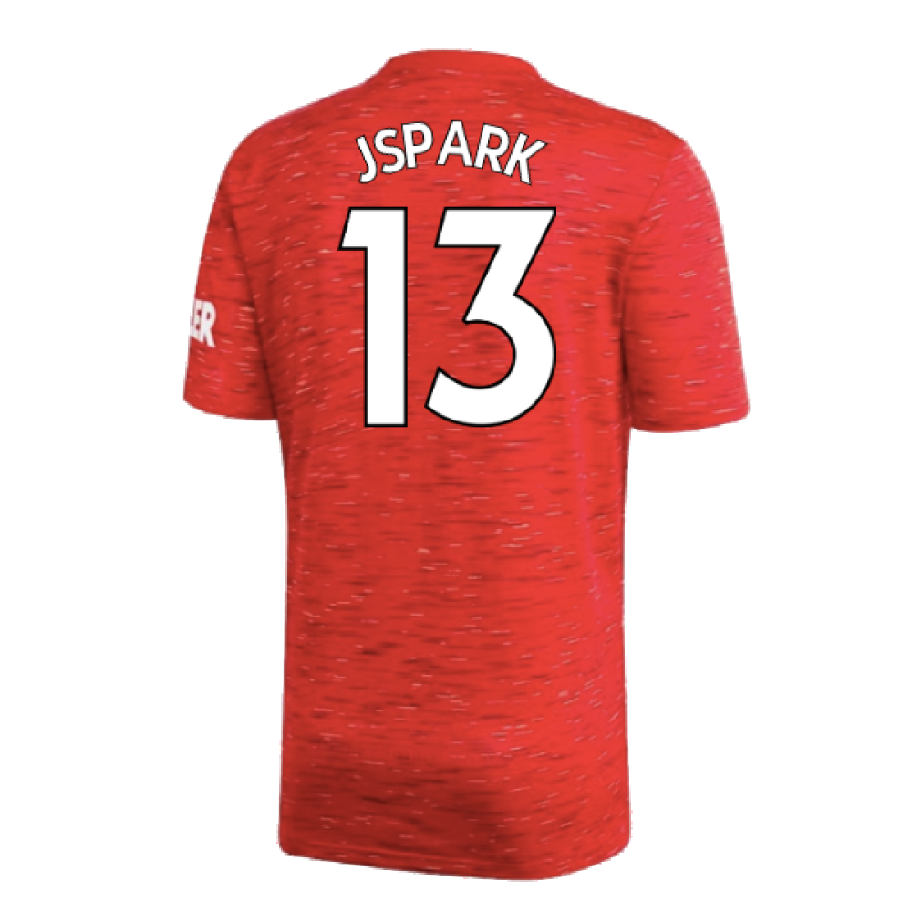 Manchester United 2020-21 Home Shirt (L) (Excellent) (J.S.PARK 13)_1