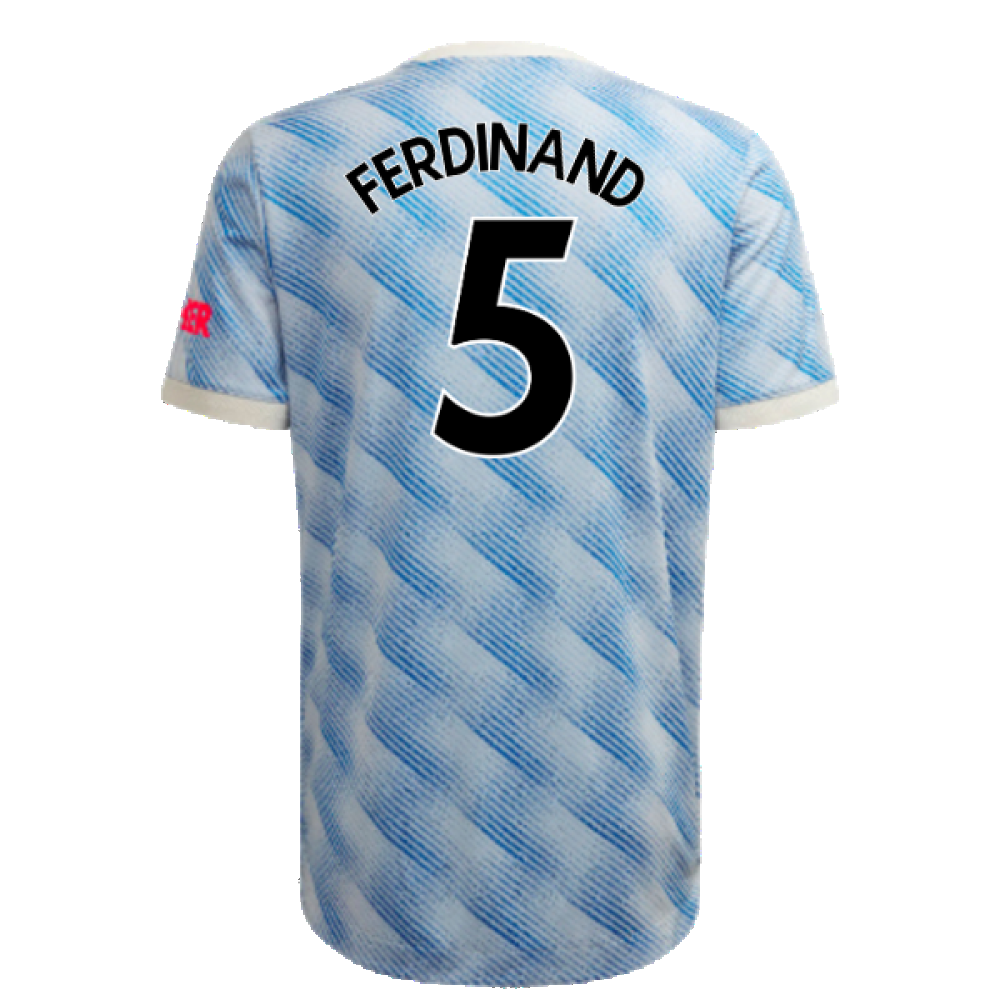 Manchester United 2021-22 Away Shirt (XL) (Mint) (FERDINAND 5)_1
