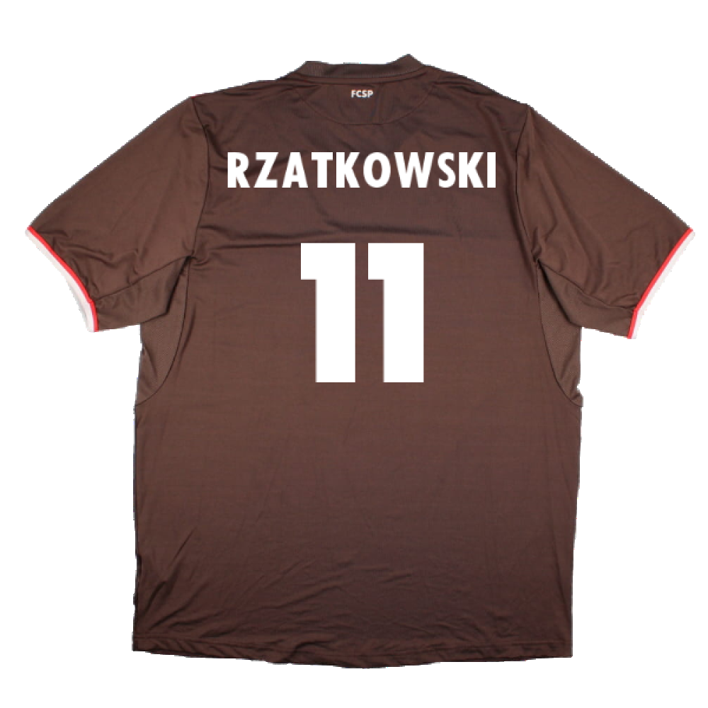 St. Pauli 2013-14 Home Shirt (Sponsorless) (XXL) (Mint) (Rzatkowski 11)_1