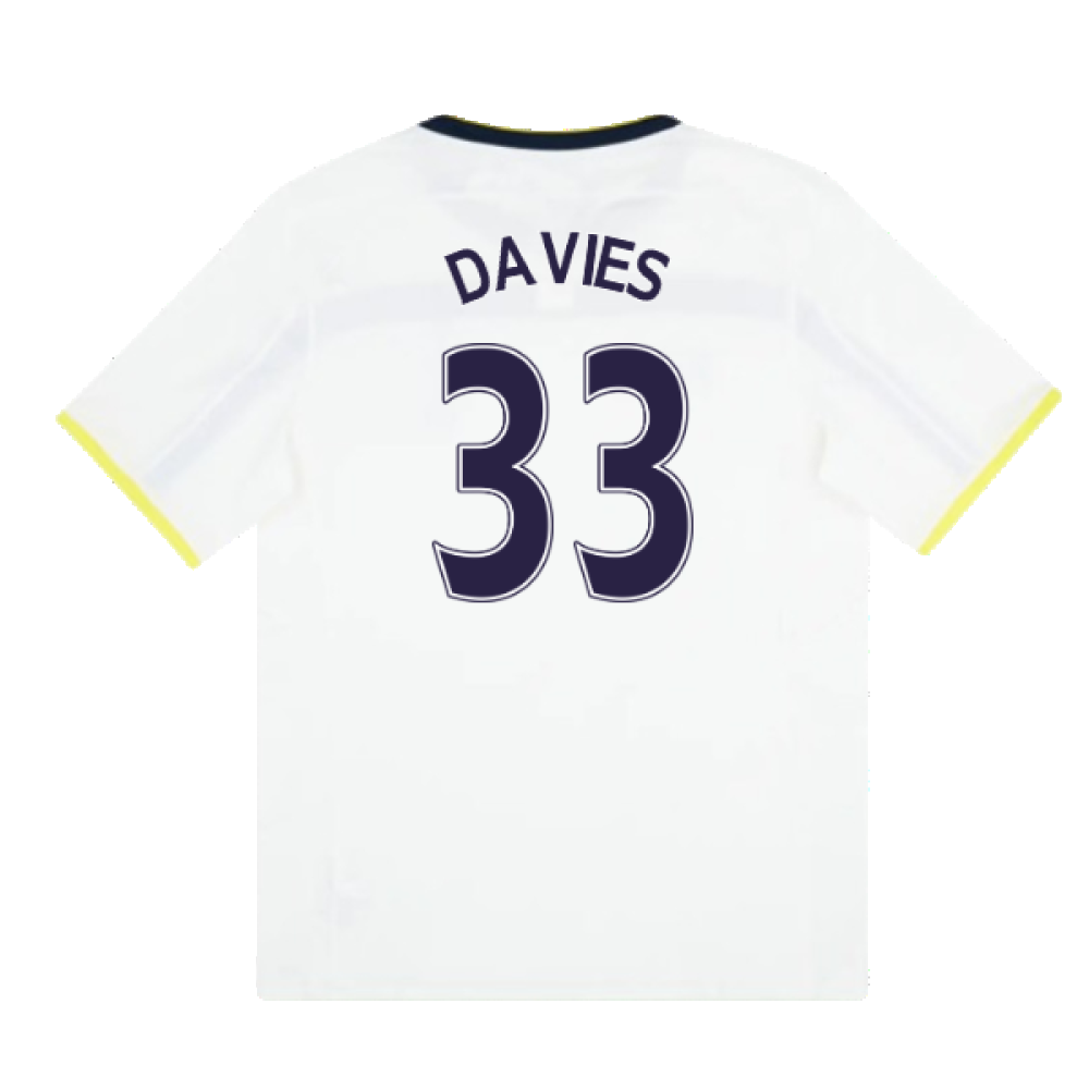 Tottenham 2014-2015 Home Shirt (S) (Very Good) (DAVIES 33)_1