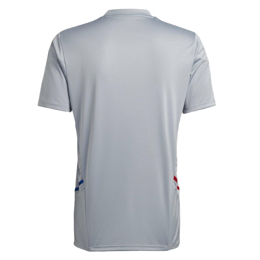 2022-2023 Olympique Lyon Training Jersey (Halo Silver)_1