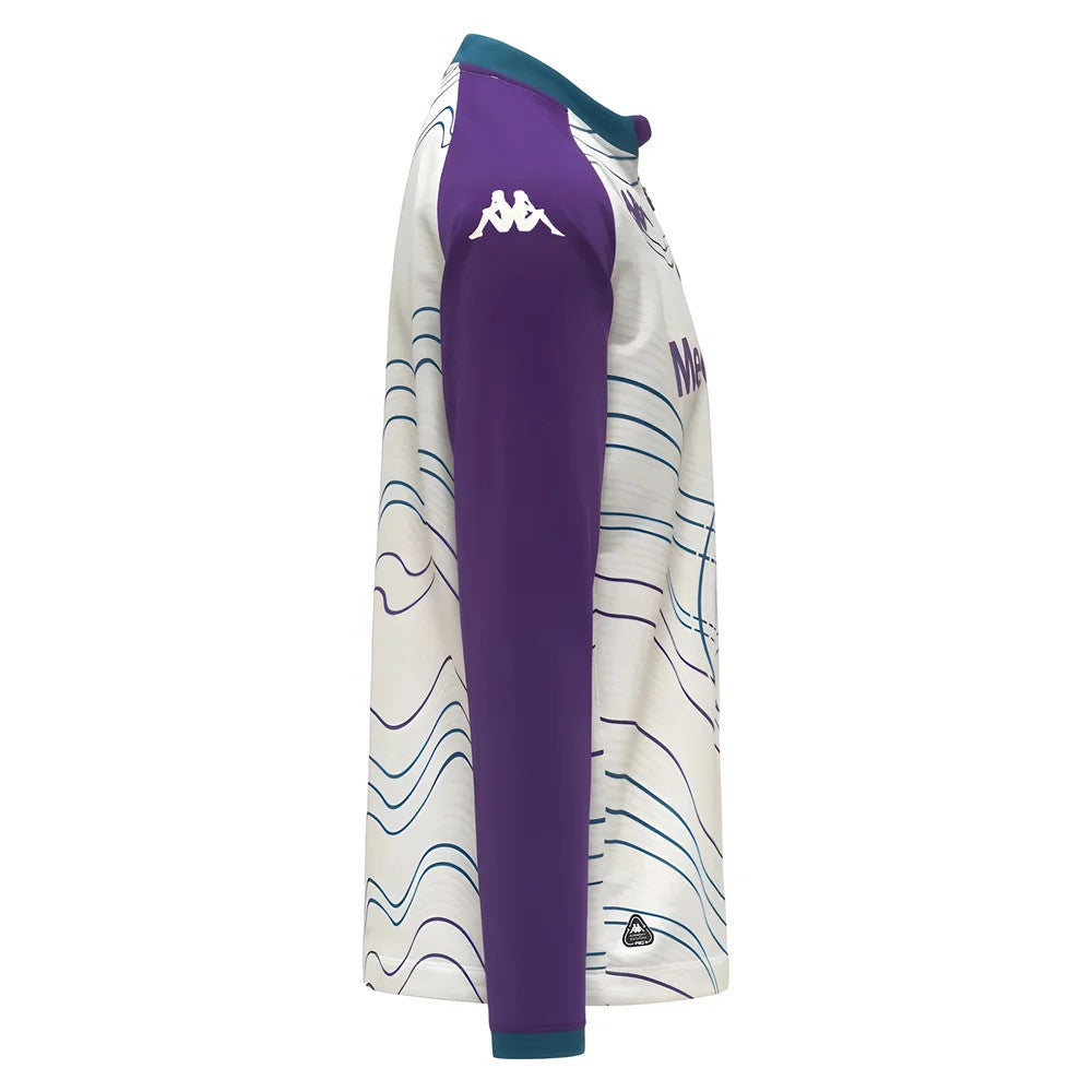 2025-2026 Fiorentina Pre Match Sweat Top (White-Violet)_2