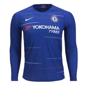 Chelsea 2018-19 Home Long Sleeve Shirt (XXL) (Excellent)_0