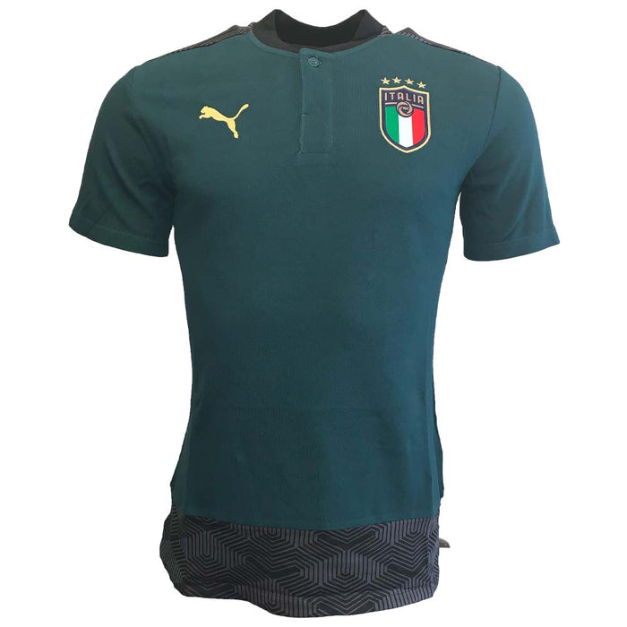 2019-2020 Italy Puma Casual Polo Shirt (Pine)