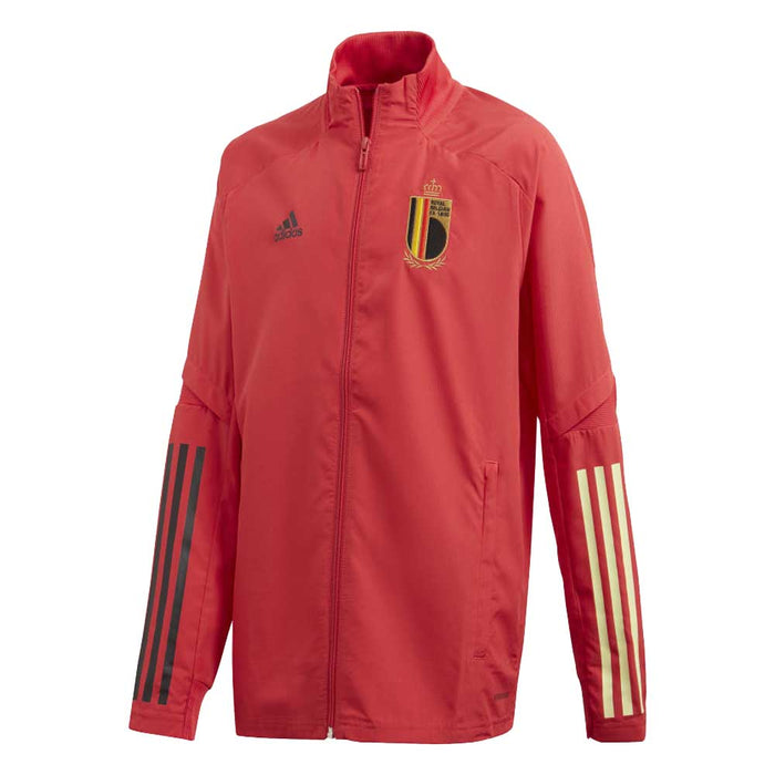 2020-2021 Belgium Adidas Presentation Jacket (Red) - Kids