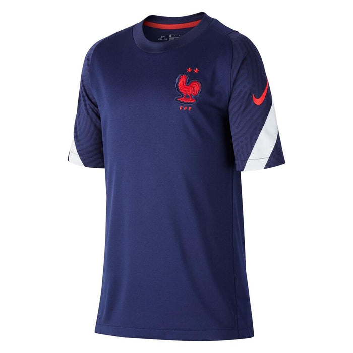 2020-2021 France Nike Training Shirt (Navy) - Kids