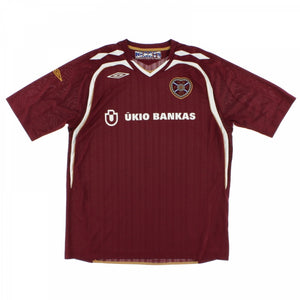 Hearts 2007-08 Home Football Shirt ((Excellent) XL)_0