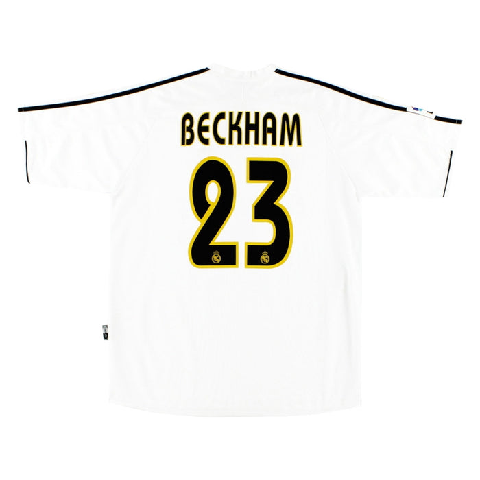 Real Madrid 2003-04 Home Shirt #23 Beckham L ((Very Good) L)