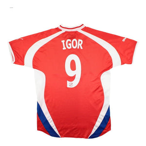 Utrecht 2001-2002 Home Shirt (Igor #9) ((Very Good) XL)_0