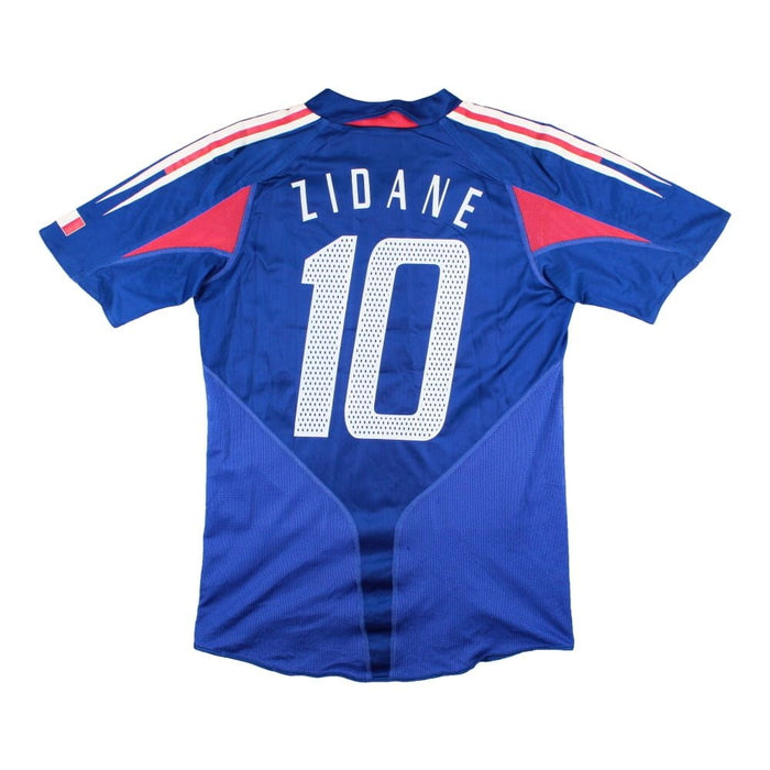 France 2004-2005 Home Shirt Player Issue (Zidane 10) ((Good) S)