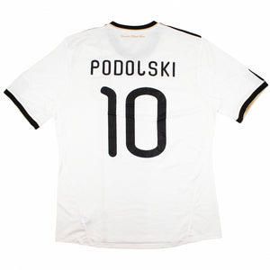 Germany 2010-11 Home Shirt (Podolski #10) ((Excellent) XXL)_0