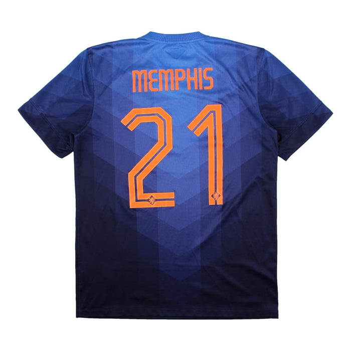 Holland 2014-15 Away Shirt (Memphis #21) ((Excellent) M)