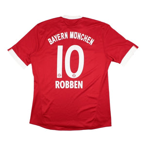 Bayern Munich 2009-10 Home Shirt (Robben #10) ((Very Good) L)_0