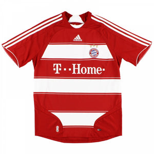 Bayern Munich 2007-09 Home Shirt (Toni #9) ((Good) L)_1