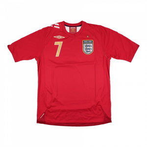 England 2006-08 Away Shirt (Beckham #7) (S) (Excellent) S_1