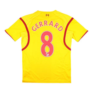Liverpool 2014-15 Away Shirt (Gerrard #8) ((Excellent) M)_0