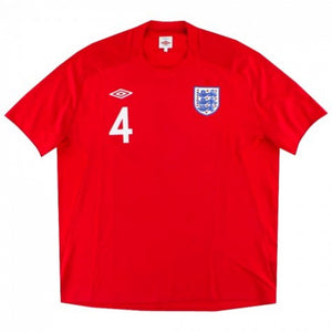 England 2010-11 Away Shirt (Gerrard #4) ((Excellent) XL)_1