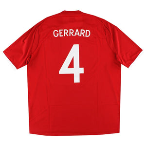 England 2010-11 Away Shirt (Gerrard #4) ((Excellent) XL)_0