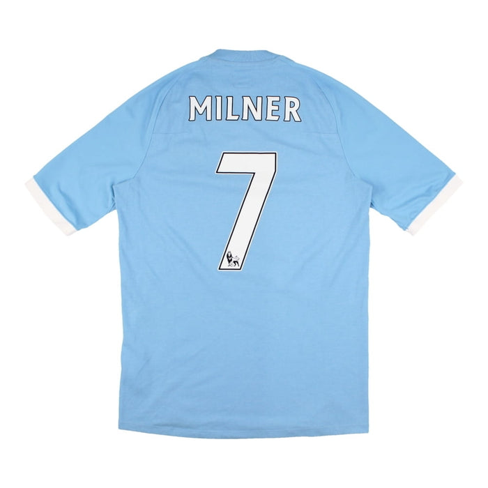 Manchester City 2010-11 Home Shirt (Milner #7) ((Very Good) S)