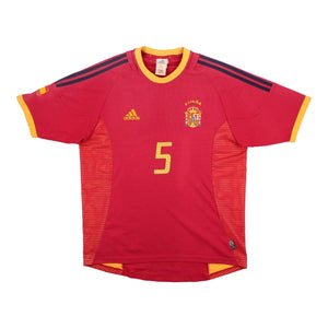 Spain 2002-04 Home Shirt (Puyol #5) (Very Good)_1