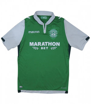 2017-18 Hibernian Home Shirt (XL) (Excellent)_0