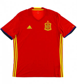 Spain 2016-17 Home Shirt (XS) (Excellent)_0