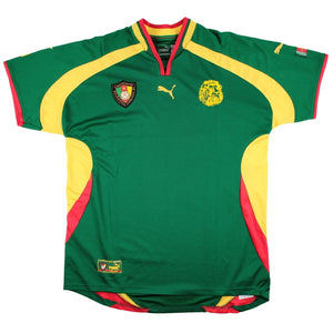 Cameroon 2000-02 Home Shirt (XL) (Very Good) (Geremi 8)_2