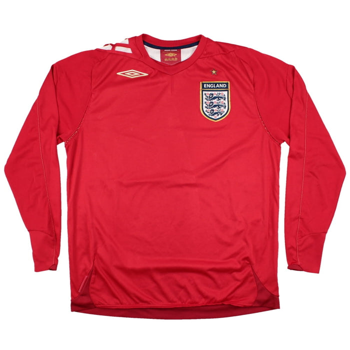 England 2006-08 Away Shirt (L/S) (L) (Very Good)