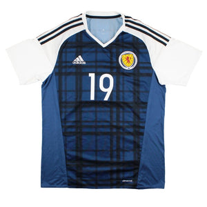 Scotland 2016-17 Home Shirt (#19) (M) (Excellent)_1