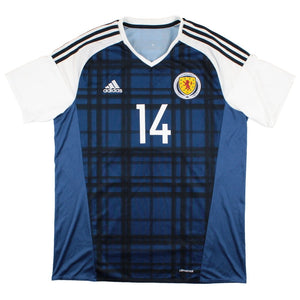 Scotland 2016-17 Home Shirt (#14) (L) (Excellent)_1