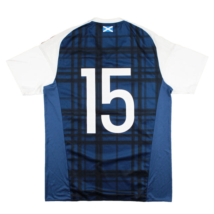 Scotland 2016-17 Home Shirt (#15) (M) (Excellent)