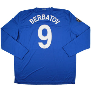 Manchester United 2008-09 L/S Third Shirt (Berbatov #9) (3XL) (Excellent)_0