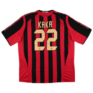 AC Milan 2005/06 Home Shirt (Kaka #22) (XL) (Excellent)_0