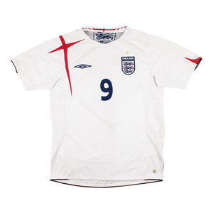 England 2005-07 Home Shirt (Rooney #9) (Excellent)_1