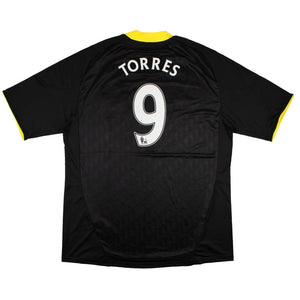 Liverpool 2010-11 Third Shirt (XXL) Torres #9 (Very Good)_0