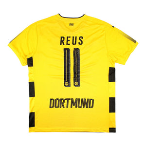 Borussia Dortmund 2017-18 Home Shirt (L) Reus #11 (Very Good)_0