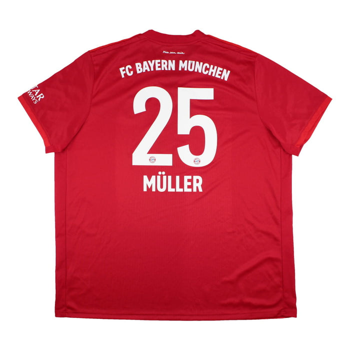 Bayern Munich 2019-20 Home Shirt (3XL) Muller #25 (Mint)