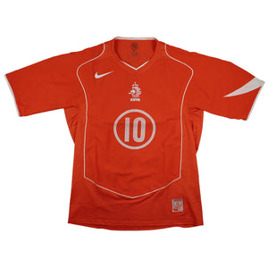 Holland 2004-06 Home Shirt (L) V. Nistelrooy #10 (Excellent)_1