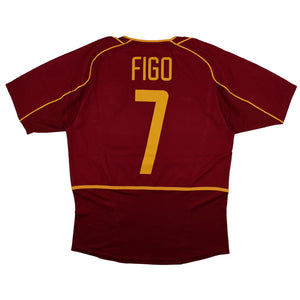 Portugal 2002-04 Home Shirt (M) Figo #7 (Excellent)_0