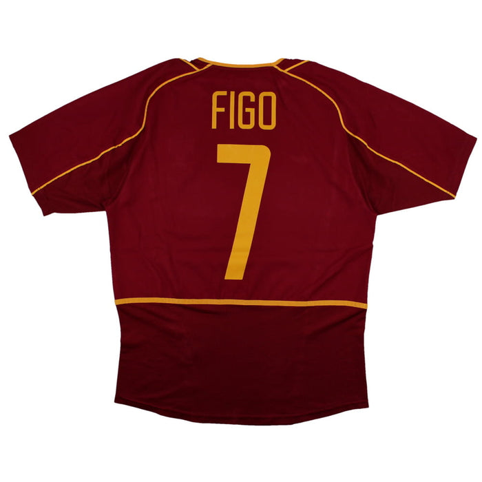 Portugal 2002-04 Home Shirt (M) Figo #7 (Excellent)