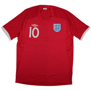 England 2010-11 Away Shirt (3XL) Rooney #10 (Mint)_1