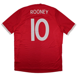 England 2010-11 Away Shirt (XL) Rooney #10 (Excellent)_0