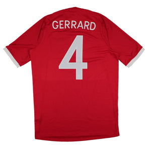 England 2010-11 Away (M) Gerrard #4 (Excellent)_0