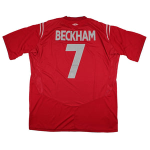 England 2004-06 Away Shirt (XL) Beckham #7 (Excellent)_0