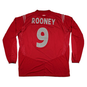 England 2004-06 Away Shirt (XL) Rooney #9 (Very Good)_0