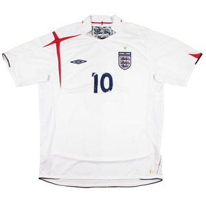 England 2005-07 Home Shirt (XL) Owen #10 (Good)_1